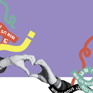 Zwei Hände formen ein Herz